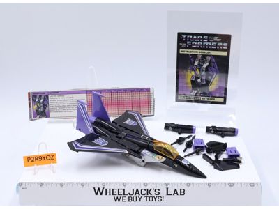 Skywarp 100% Complete Vintage 1984 G1 Transformers Hasbro Action Figure