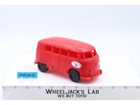 VW Volkswagen Ambulance Plastic 7" 1960's Gay Toys Red Vintage
