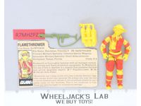 Blowtorch V1 100% Complete G.I. Joe 1984 Hasbro Vintage Action Figure