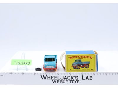 Unimog 49 W Original Box Lesney Matchbox 1960's England