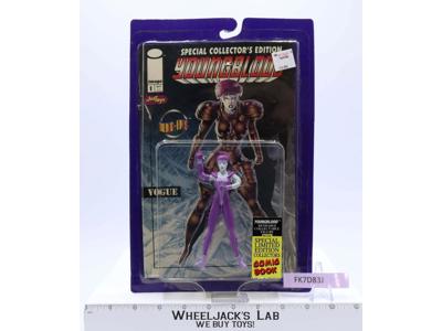 Vogue Youngblood 1995 Just Toys Bendable Action Figure NEW MOSC Bend-Ems