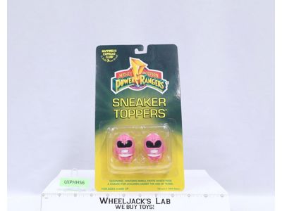 Pink Ranger Sneaker Toppers Mighty Morphin Power Rangers 1994 Vintage MOSC