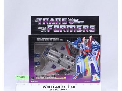 Starscream Transformers Walmart Exclusive 2017 Hasbro G1 Re-Issue Action Figure
