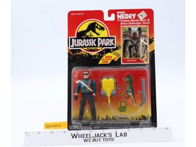 Dennis Nedry Jurassic Park Series 1 1993 Kenner Action Figure NEW MOSC SEALED