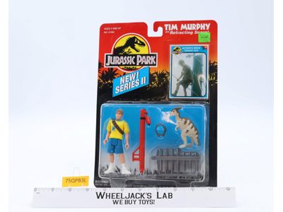 Tim Murphy Jurassic Park Series II 1993 Kenner Action Figure NEW MOSC SEALED