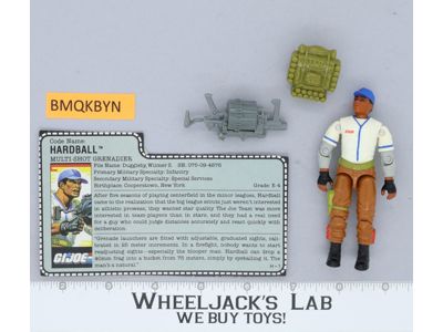 Hardball V1 100% Complete G.I. Joe 1988 Hasbro Vintage Action Figure