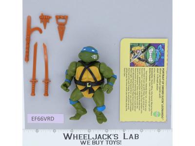 Leonardo SOFT HEAD Teenage Mutant Ninja Turtle 1988 Playmates Vintage Figure