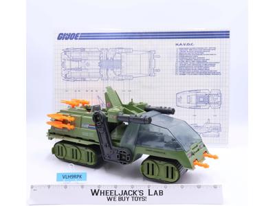 HAVOC H.A.V.O.C. 100% Complete GI Joe 1986 Hasbro Vintage Action Figure Vehicle