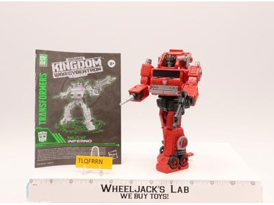 Inferno 100% Complete Transformers Kingdom War For Cybertron 2021 Hasbro Figure
