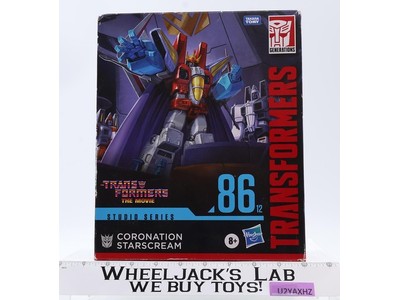 Coronation Starscream 86-12 Transformers Studio Series 2022 Hasbro NEW SEALED