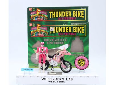 Thunder Bike W/Pink Ranger MMPR Power Rangers 1994 Bandai Action Figure Vehicle