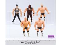 Lot of 5 WWF WWE Wrestling Bend Ems 1997 Just Toys Action Figure