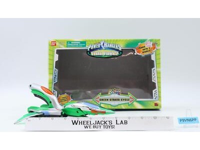 Green Strata Cycle Power Rangers Time Force 2001 Bandai Saban Flight #10043