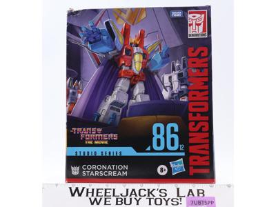 Coronation Starscream 86-12 Transformers Studio Series 2022 Hasbro NEW SEALED