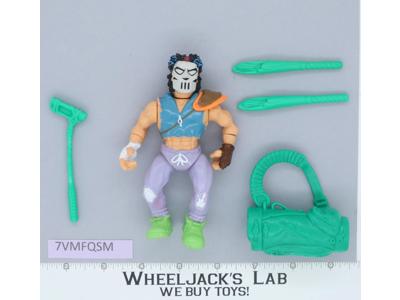 Casey Jones 100% Complete Teenage Mutant Ninja Turtles Playmates 1989 Vintage