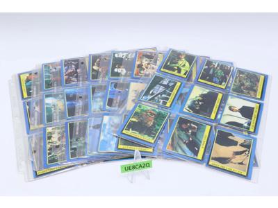 Complete Set of Blue Star Wars ROTJ 1983 Topps Trading Cards