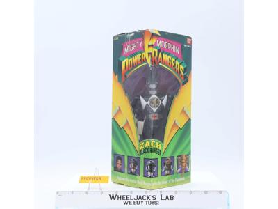 Zach Black Ranger Mighty Morphin Power Rangers 1993 Bandai NEW MISB SEALED