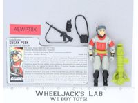 Sneak Peek V1 100% Complete G.I. Joe 1987 Hasbro Vintage Action Figure