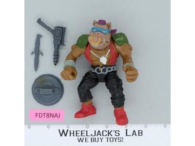 Bebop SOFT HEAD 100% Complete Teenage Mutant Ninja Turtles Playmates 1988 Figure