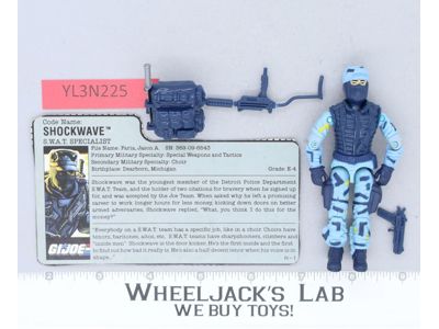 Shockwave V1 100% Complete G.I. Joe 1988 Hasbro Vintage Action Figure