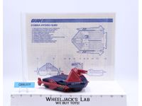 Cobra Hydro Sled 100% Complete G.I. Joe 1986 Hasbro Vintage Vehicle
