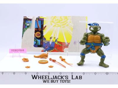 Storage Shell Leo 100% Complete Teenage Mutant Ninja Turtles 1991 Playmates