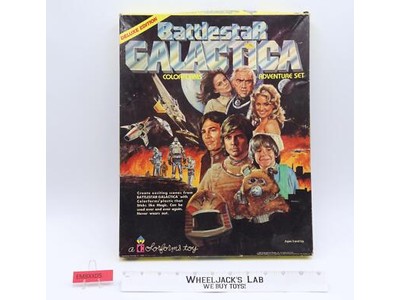 Battlestar Galactica Deluxe Edition Adventure Set Colorforms 1978 Vintage