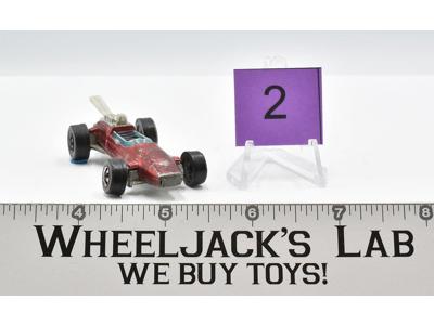 Brabham-Repco F-1 #2 Red 1969 Hot Wheels Mattel Vintage Redline RL