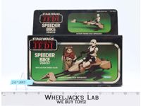 Speeder Bike 100% Complete W/Box Star Wars ROTJ Kenner 1983 Vehicle