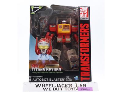 Twin Cast & Autobot Blaster Transformers Titans Return 2015 Hasbro NEW SEALED