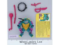 Slash 100% Complete Teenage Mutant Ninja Turtle TMNT Playmates 1990 Vintage