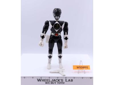 Zack Black Ranger Mighty Morphin Power Rangers 1993 8" Bandai Action Figure