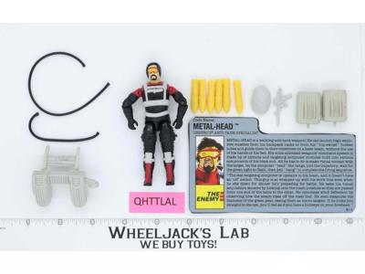 Metal-Head V1 100% Complete G.I. Joe 1990 Hasbro Vintage Action Figure