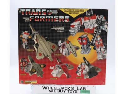 Superion Giftset 100% Complete W/Original Box & Insert 1986 G1 Transformers