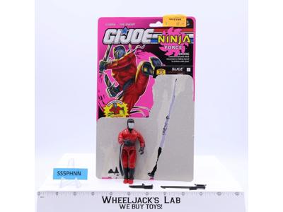 Slice Ninja Force Complete W/ Cardback 1992 G.I. Joe Hasbro Vintage Figure