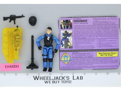 Shockwave V3 100% Complete G.I. Joe 1992 Hasbro Vintage Action Figure