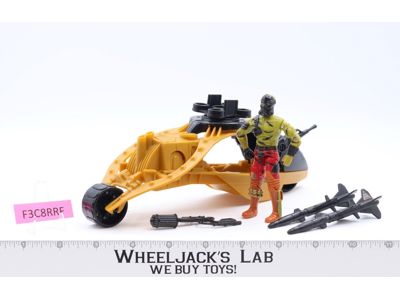 Darklon's Evader W/ Darklon Complete GI Joe 1989 Hasbro Action Figure Vehicle