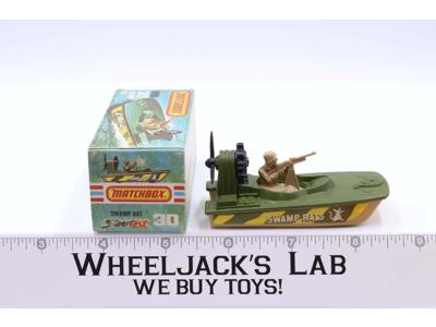 Swamp Rat No. 30 Lesney Superfast Matchbox 1976 W/Box England Vintage