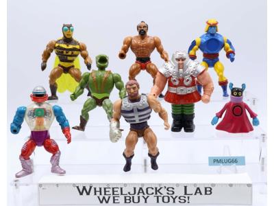 Lot of 8 He-Man Masters Of The Universe MOTU Vintage 1980's Mattel Figures
