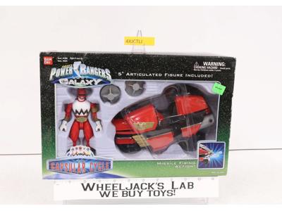 Red Capsular Cycle Complete Power Rangers Lost Galaxy 1998 Bandai Action Figure