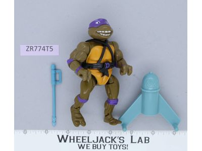 Sewer Swimming Don 100% Complete Teenage Mutant Ninja Turtle TMNT Playmates 1989