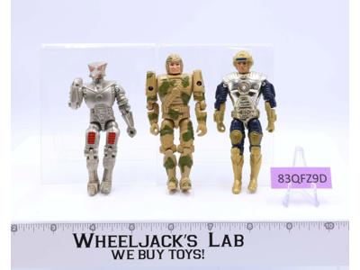 Lot of 3 Captain Power Soldiers Action Figure Mattel 1986 Vintage