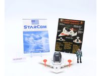 StarWolf W/ Tom Waldron 100% Complete Starcom 1986 Coleco Action Figure Vehicle