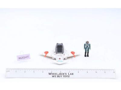 StarWolf W/ Tom Waldron 100% Complete Starcom 1986 Coleco Action Figure Vehicle