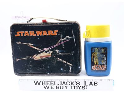 Star Wars Empire Strikes Back Metal Lunch Box W/Thermos 1980 Thermos Brand