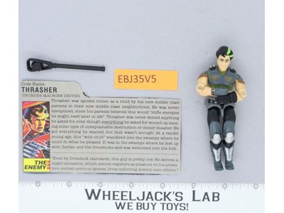 Thrasher V1 100% Complete G.I. Joe 1986 Hasbro Vintage Action Figure