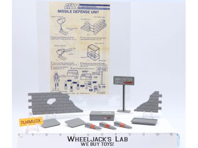 Missile Defense Unit 100% Complete GI Joe 1984 Hasbro Action Figure Playset