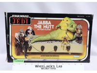 Jabba the Hutt Action Playset Complete W/Box & Insert Star Wars 1983 Kenner