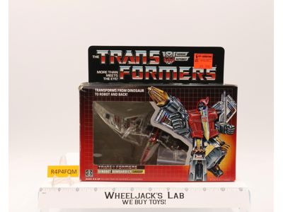 Swoop 100% Complete W/BOX & INSERT 1985 Vintage Hasbro G1 Transformers Figure