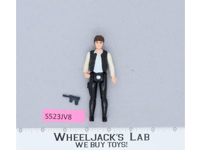 Han Solo BIG HEAD 100% Complete Star Wars 1977 Kenner Action Figure NO REPRO